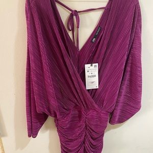Beautiful purple Zara dress 💜